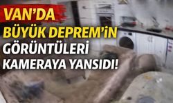 Van'da Büyük Depremin Görüntüleri Kameraya Yansıdı!
