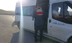 Yozgat Jandarması Servis Araçlarını Tek Tek Denetledi