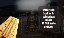Yozgat’ta En Sıcak ve En Soğuk Nisan Günleri: 98 Yıllık Veriler Açıklandı