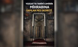 Yozgat'ta Tarihi Caminin Mihrabına Yapılan Pes Dedirtti