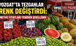 Yozgat'ta Tezgahlar Renk Değiştirdi: Meyve Fiyatları Yeniden Şekillendi