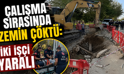 Son DAKİKA! Çalışma sırasında zemin çöktü: İki işçi yaralı