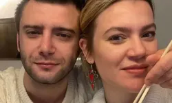 Derya Şensoy ile Yağız Can Konyalı  yüzükleri taktı