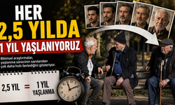 Her 2,5 yılda 1 yıl yaşlanıyoruz