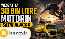 Yozgat'ta 30 Bin Litre Motorin Satın Alacak