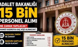 Adalet Bakanlığı 15 Bin Personel Alımı Ne Zaman Yapılacak? Hangi Kadroya Kaç Kişi Alınacak?