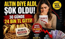 Altın Diye Aldı, Şok Oldu: 30 Günde 24 Bin TL Gitti!