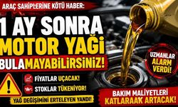 Araç Sahiplerine Kötü Haber: 1 Ay Sonra Motor Yağı Bulamayabilirsiniz!