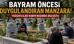 Bayram Öncesi Duygulandıran Manzara! Yozgatlılar Kabir Başında Buluştu