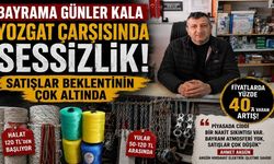 Bayrama Günler Kala Yozgat Çarşısına Sessizlik Hakim!