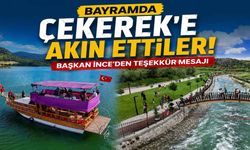 Bayramda Çekerek’e Akın Ettiler! Başkan İnce’den Teşekkür Mesajı