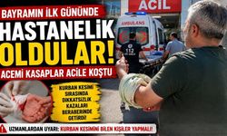 Bayramın İlk Gününde Hastanelik Oldular! Acemi Kasaplar Acile Koştu