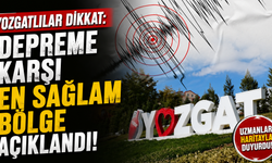 Yozgat'ta Deprem İçin En Riskli Alanlar Neresi?