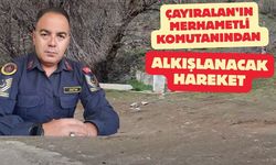 Yozgat'ta İlçe Jandarma Komutanından Alkışlanacak Hareket