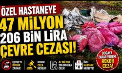 Özel hastaneye 47 milyon 206 bin lira çevre cezası