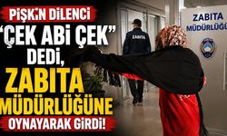 Pişkin dilenci "Çek abi çek" dedi, zabıta müdürlüğüne oynayarak girdi