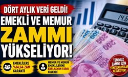 Dört Aylık Veri Geldi: Emekli Ve Memur Zammı Yükseliyor