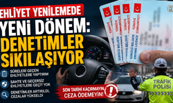 Ehliyet yenilemede yeni dönem: Denetimler sıkılaşıyor