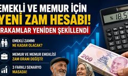 Emekli ve Memur İçin Yeni Zam Hesabı! Rakamlar Yeniden Şekillendi