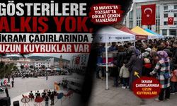 Gösterilere Alkış Yok, İkram Çadırlarında Uzun Kuyruklar Var