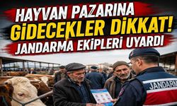 Hayvan Pazarına Gidecekler Dikkat! Jandarma Ekipleri Uyarıdı