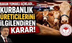 Bakan Yumaklı açıkladı... Kurbanlık üreticilerini ilgilendiren karar