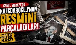 Genel Merkez'de Kılıçdaroğlu'nun resmini parçaladılar