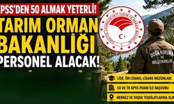 KPSS'den 50 Almak Yeterli Tarım Orman Bakanlığı Personel Alacak!