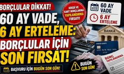 Kredi Kartı Yapılandırması İçin Son Şans: 6 Ay Erteleme Fırsatını Kaçırmayın!