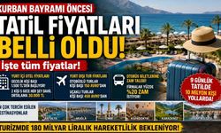 Kurban Bayramı Öncesi Tatil Fiyatları Belli Oldu: İşte Tüm Fiyatlar!