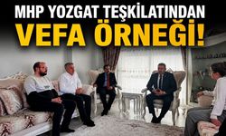 MHP Yozgat Teşkilatından Vefa Örneği! Acılı Aileyi Yalnız Bırakmadılar