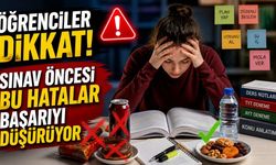 Öğrenciler Dikkat Sınav Öncesi Bu Hatalar Başarıyı Düşürüyor