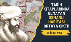 Tarih Kitaplarında Olmayan Osmanlı Haritası Ortaya Çıktı!