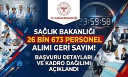 Sağlık Bakanlığı 26 Bin 673 Personel Alımı İçin Geri Sayım!