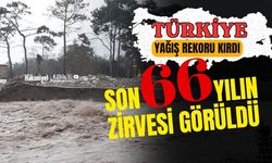 Türkiye yağış rekoru kırdı: Son 66 yılın zirvesi görüldü