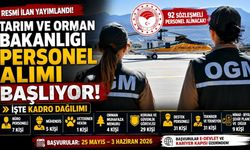 Tarım ve Orman Bakanlığı Personel Alımı Başlıyor! İşte Kadro Dağılımı