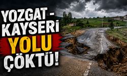 Yozgat - Kayseri Yolu Çöktü!