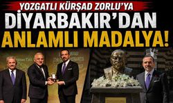 Yozgatlı Kürşad Zorlu’ya Diyarbakır’dan Anlamlı Madalya!