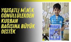 Yozgatlı Minik Gönüllülerden Kurban Bağışına Büyük Destek