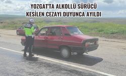 Yozgat'ta Alkollü Sürücü Kesilen Cezayı Duyunca Ayıldı