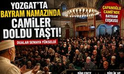 Yozgat’ta Bayram Namazında Camiler Doldu Taştı