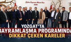 Yozgat’ta Bayramlaşma Programında Dikkat Çeken Kareler