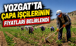Yozgat'ta Çapa İşçilerinin Fiyatları Belirlendi