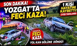 Son dakika: Yozgat’ta feci kazada 1 kişi hayatını kaybetti, 3 kişi yaralandı