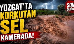 Yozgat’ta Korkutan Sel Kamerada