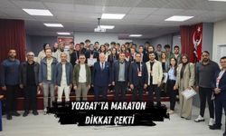 Yozgat'ta Maraton Dikkat Çekti