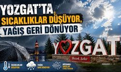 Yozgat’ta Sıcaklıklar Düşüyor, Yağış Geri Dönüyor