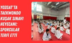 Yozgat'ta Taekwondo Kuşak Sınavı Heyecanı: Sporcular Terfi Etti