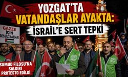 Yozgat’ta Vatandaşlar Ayakta: İsrail’e Sert Tepki