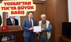 Yozgat'tan TSK'ya Büyük Bağış